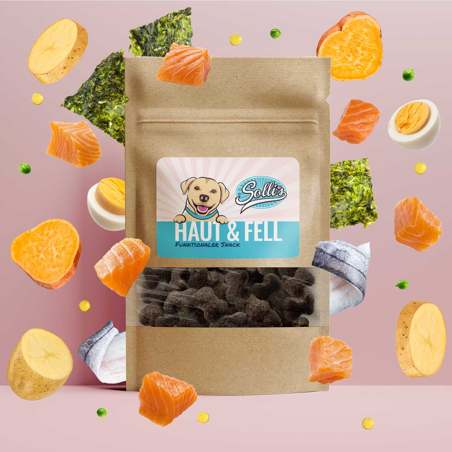 Funktionaler Snack Haut & Fell - Pflegt Fell & reduziert Schuppen