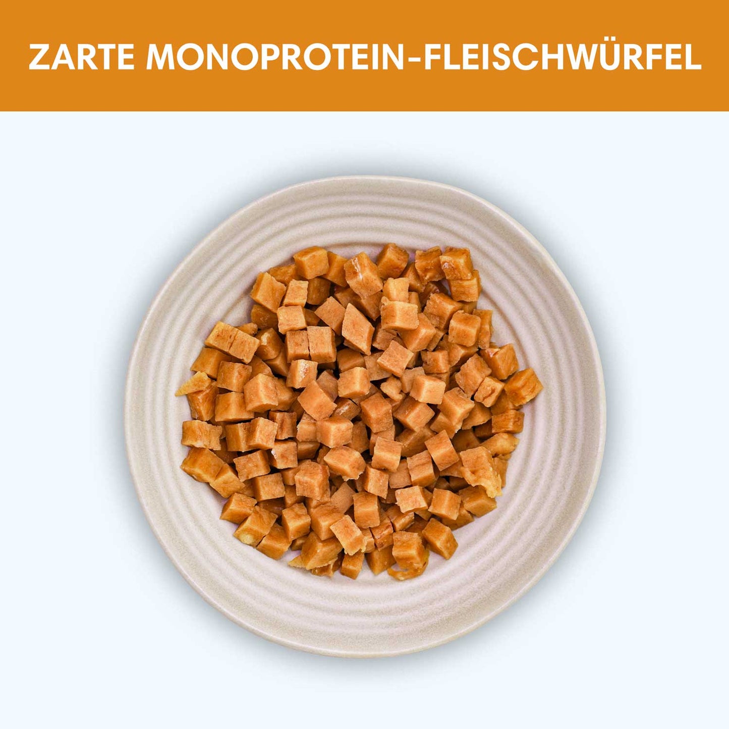 Zarter Liebesbeweis | Huhn Fleischwürfel
