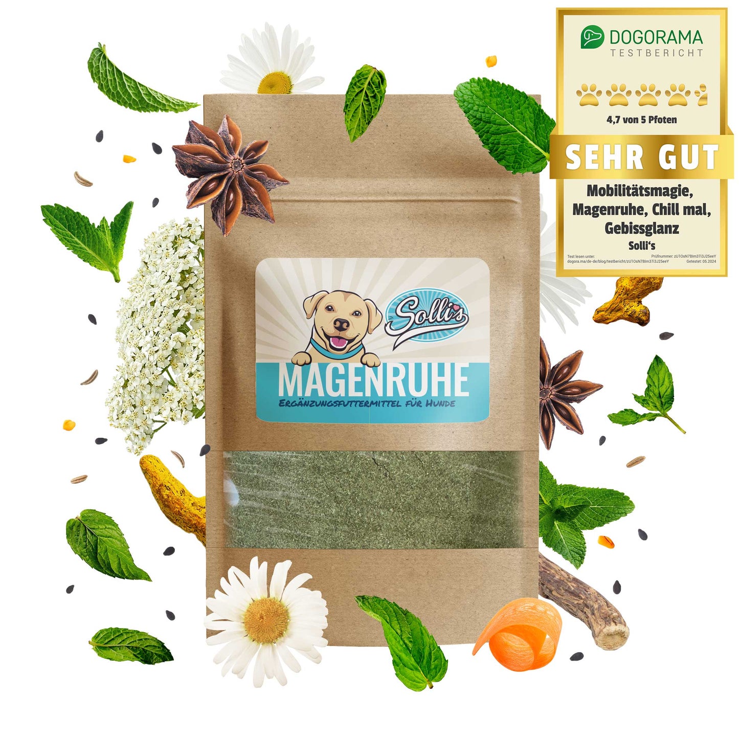 Kräuterliebe Magenruhe - Gegen Sodbrennen & Gras fressen